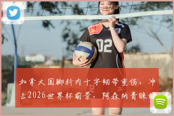 加拿大国脚科内十字韧带重伤，冲击2026世界杯前景，阿森纳青睐的转会也告吹？